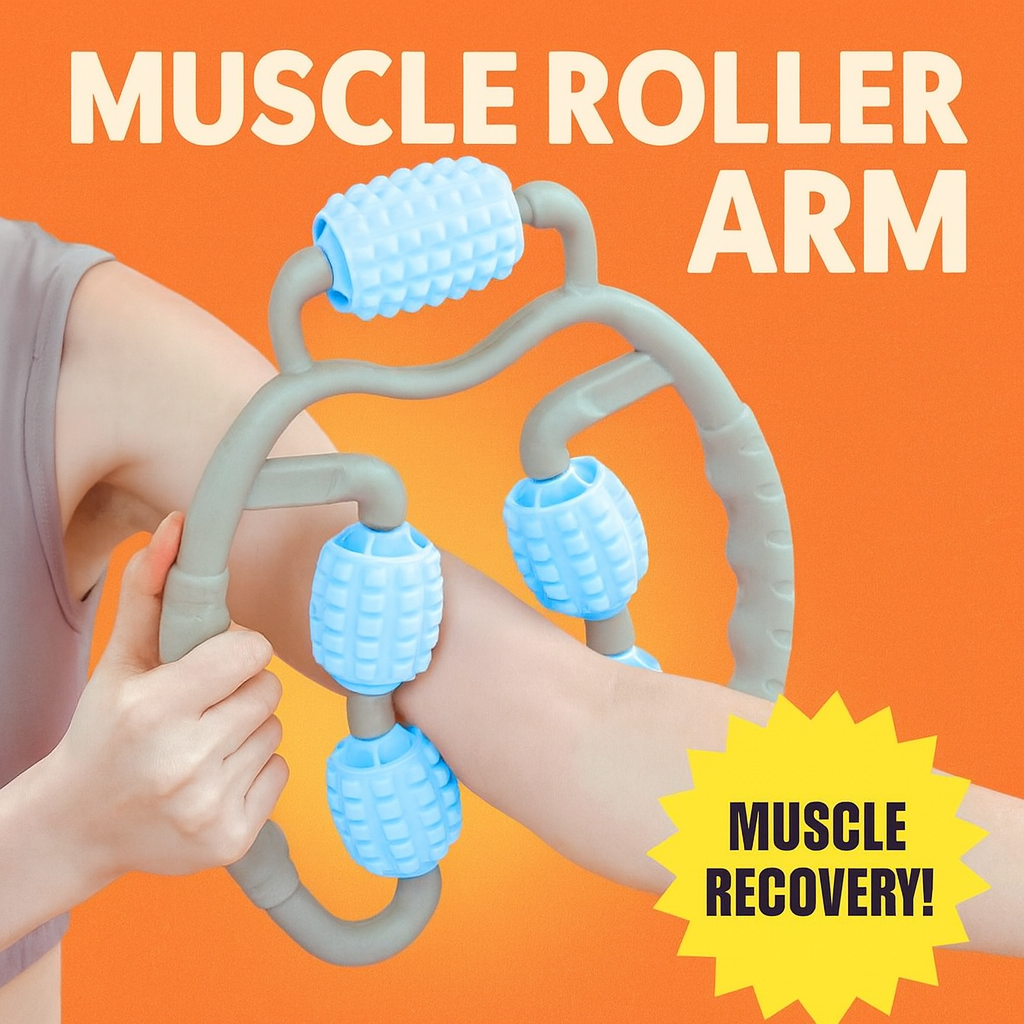 RollEase™ — 5-Wheel Muscle Massage Roller