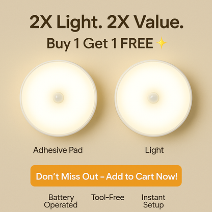 🌙 NightGuard™ Motion Sensor LED Light - BOGO OFFER