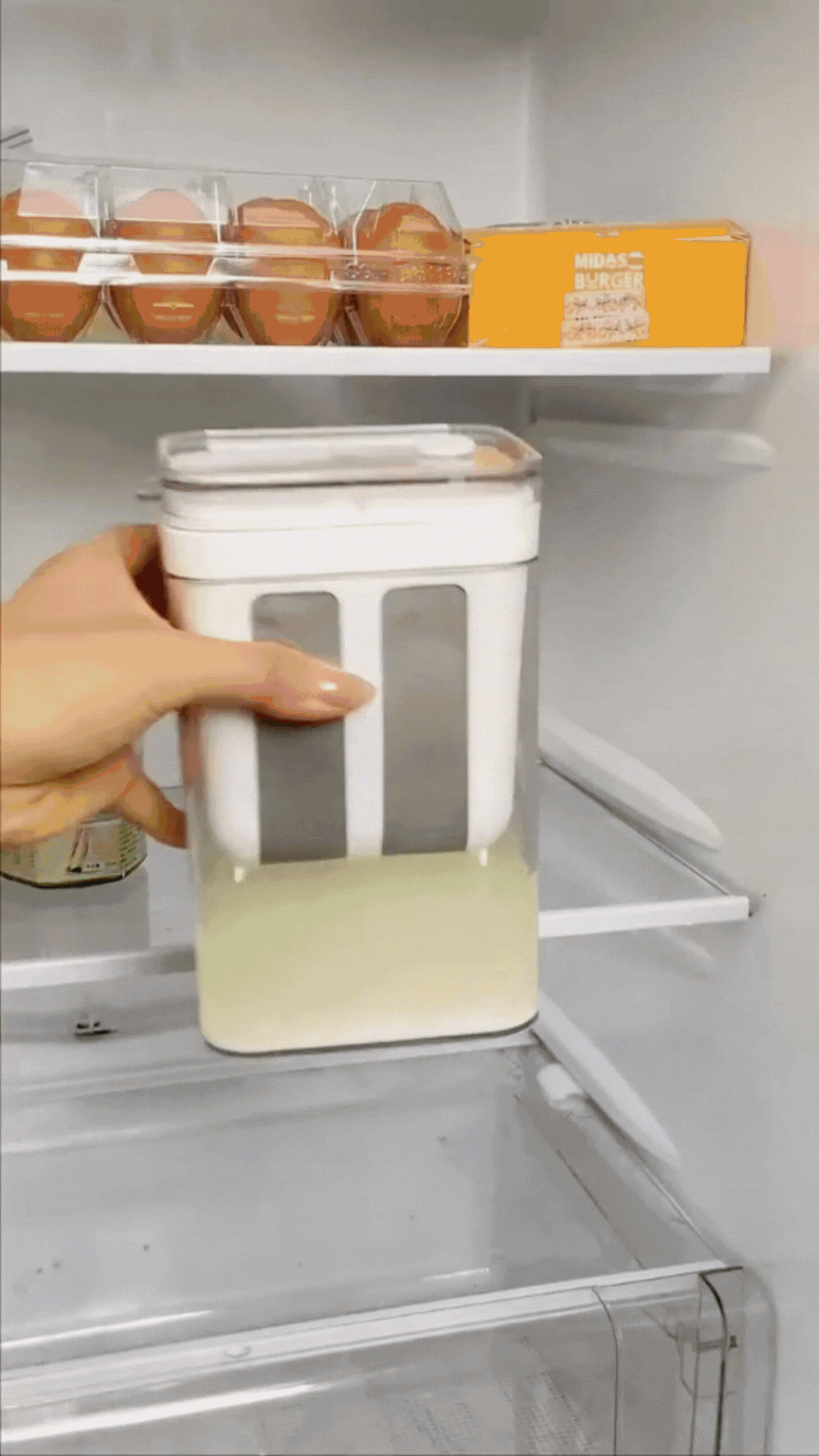 CurdMate™ – 2-in-1 Yogurt Strainer & Storage (1100ml)