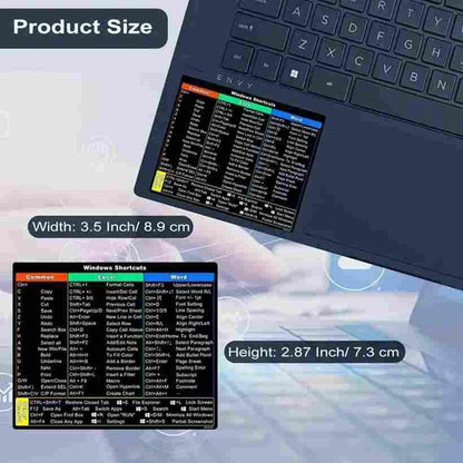 ⚡ ShortcutPro™ – Reusable Windows Shortcut Keyboard Stickers
