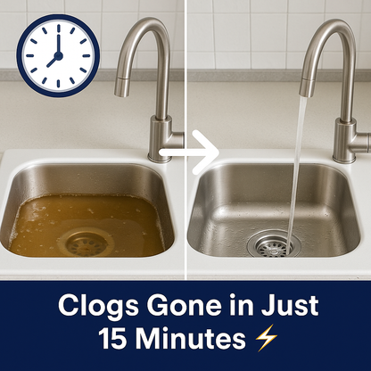 PipeSafe Pro – Drain & Sink Cleaner Powder (110g x 2 Pack, Total 220g)