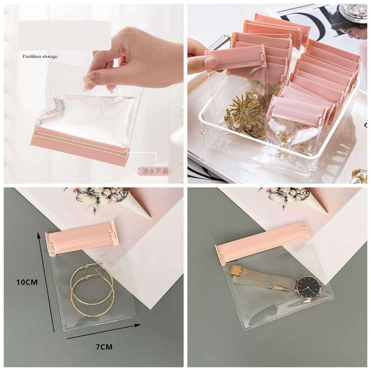 Anti Tarnish Jewellery Bags Pack of 4