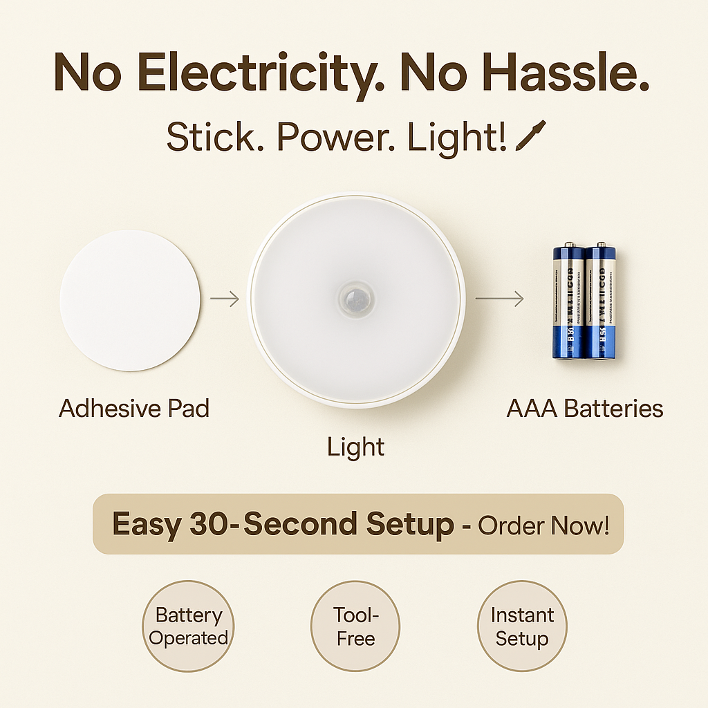 🌙 NightGuard™ Motion Sensor LED Light - BOGO OFFER