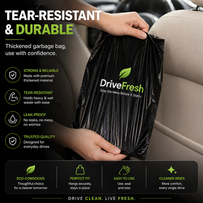DriveFresh™ - Stop the Mess Before It Starts.