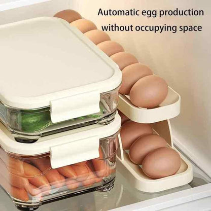 EggGlide™ – Automatic Rolling Egg Storage Rack