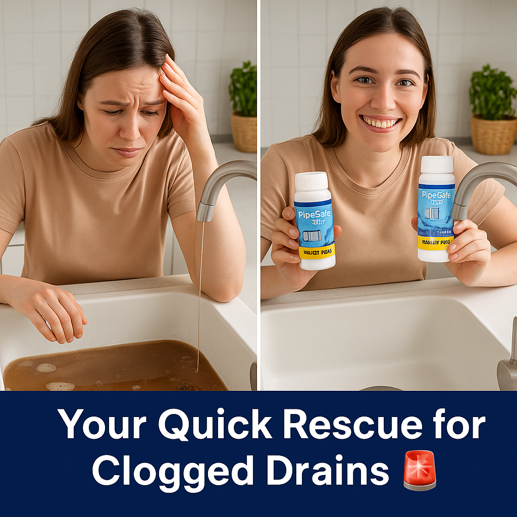 PipeSafe Pro – Drain & Sink Cleaner Powder (110g x 2 Pack, Total 220g)