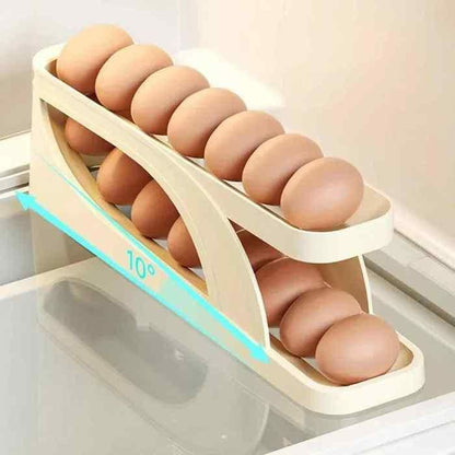 EggGlide™ – Automatic Rolling Egg Storage Rack