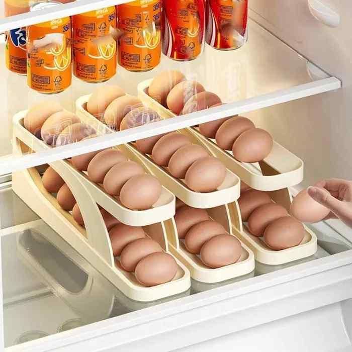 EggGlide™ – Automatic Rolling Egg Storage Rack