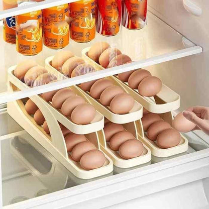 EggGlide™ – Automatic Rolling Egg Storage Rack