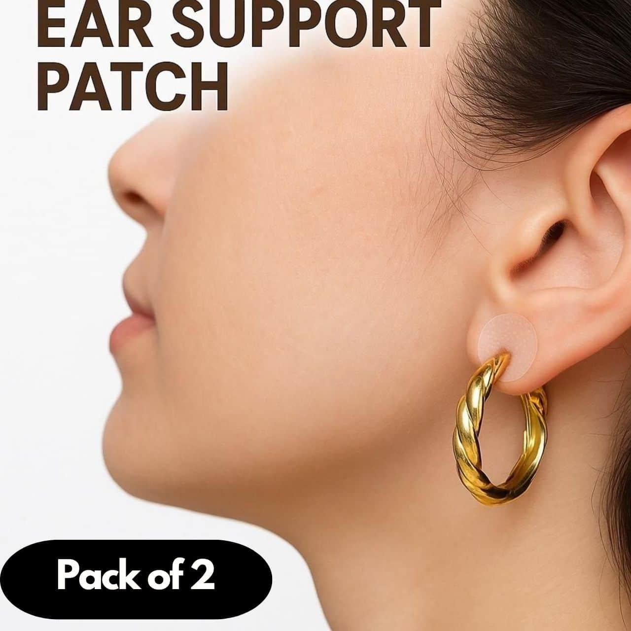 ✨ Premium Earlobe Support Patches (200 pcs, Pack of 2)