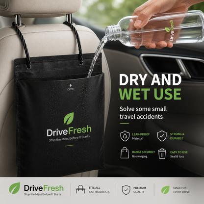 DriveFresh™ - Stop the Mess Before It Starts.