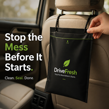 DriveFresh™ - Stop the Mess Before It Starts.