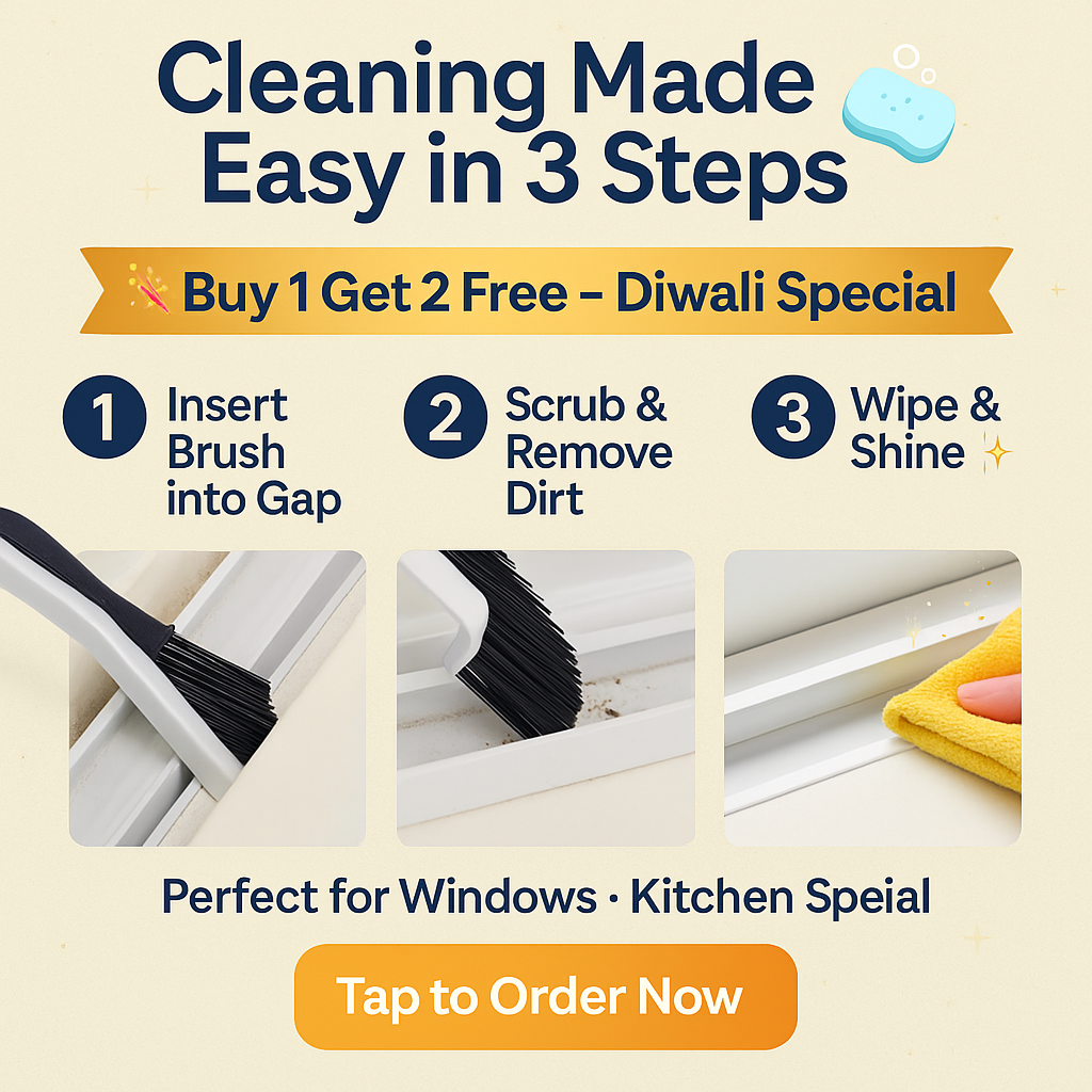Multifunctional Crevice Cleaning Brush - 🔥 BUY 1 & GET 2 FREE
