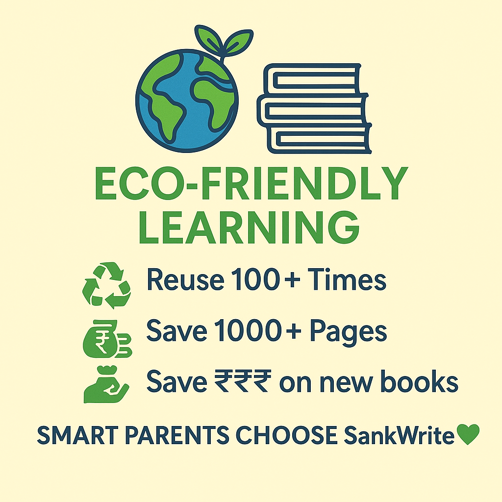 💫 SankWrite™ Magic Practice Copybook (4 Books + Pen + 10 Refills)