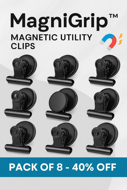 MagniGrip™ Magnetic Utility Clips (Pack of 8)