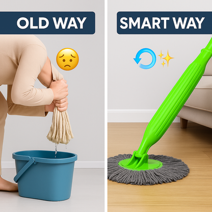 🧹 Meet Your Floor’s Best Friend – The Squeeze Twist Mop! ✨