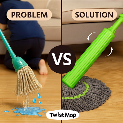 🧹 Meet Your Floor’s Best Friend – The Squeeze Twist Mop! ✨
