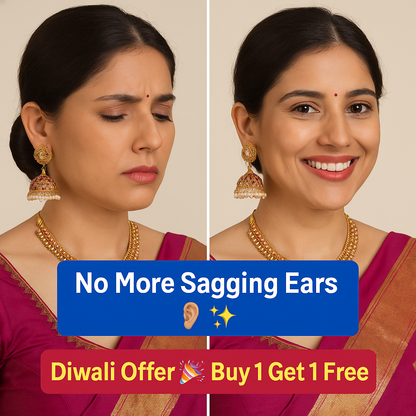 ✨ Premium Earlobe Support Patches (200 pcs, Pack of 2)