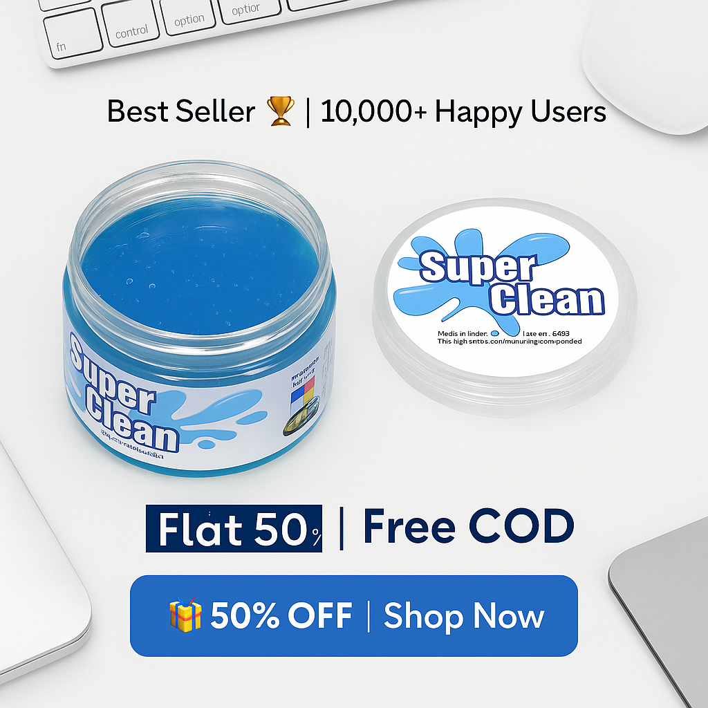 Super Clean Magic Gel Cleaner – Say Goodbye to Hidden Dust!