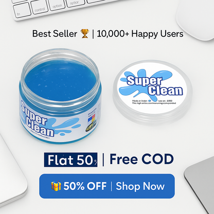 Super Clean Magic Gel Cleaner – Say Goodbye to Hidden Dust!
