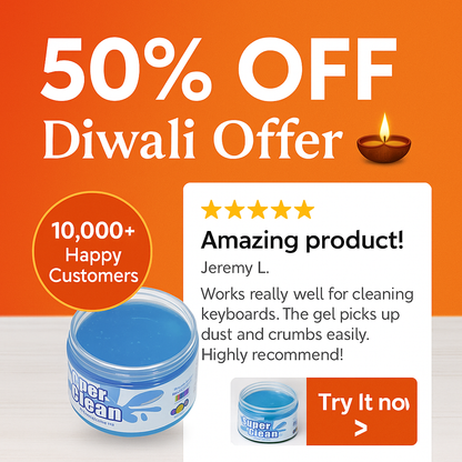 Super Clean Magic Gel Cleaner – Say Goodbye to Hidden Dust!