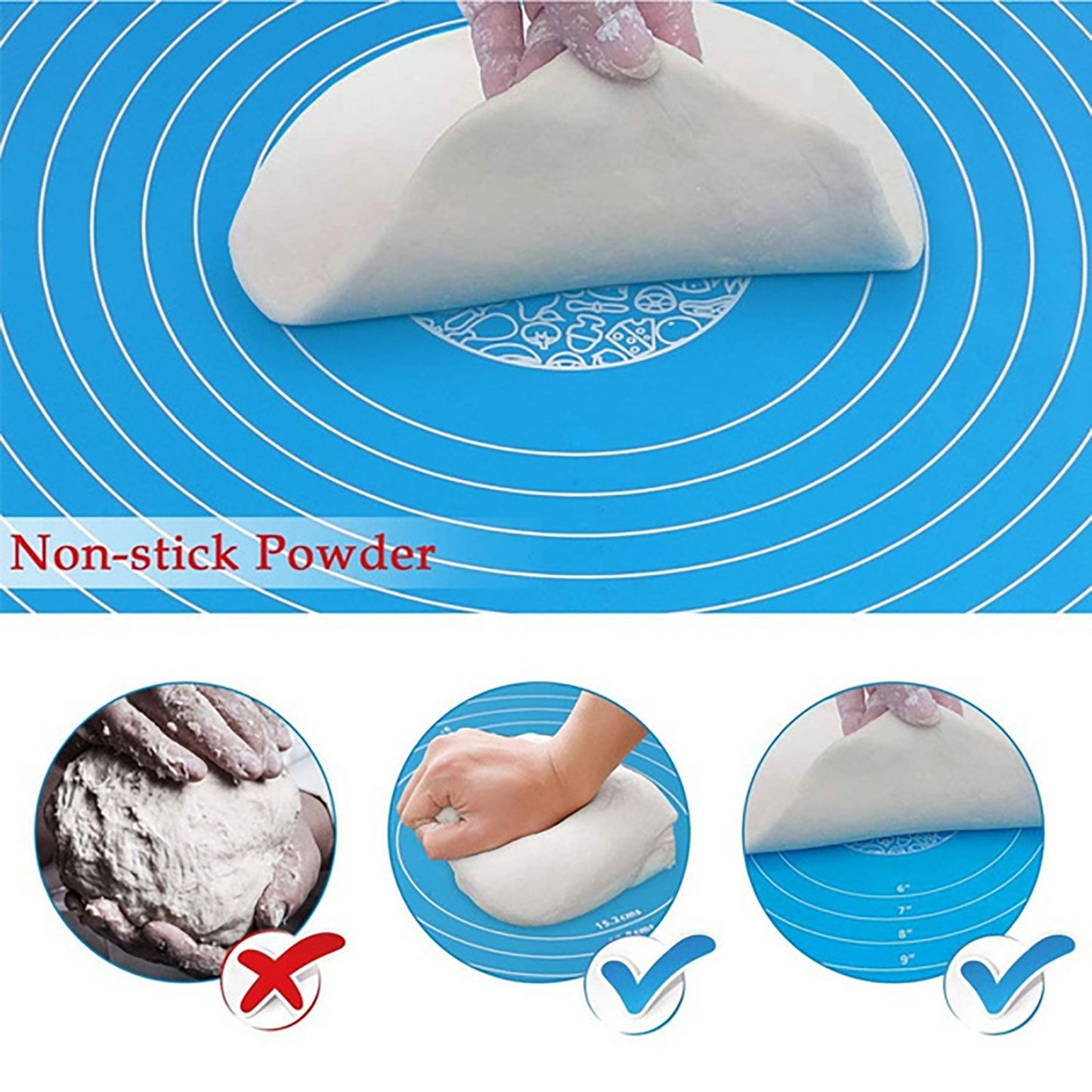 ✨ Premium Silicone Rolling & Baking Mat
