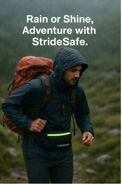 StrideSafe Reflective Waterproof Waist Bag
