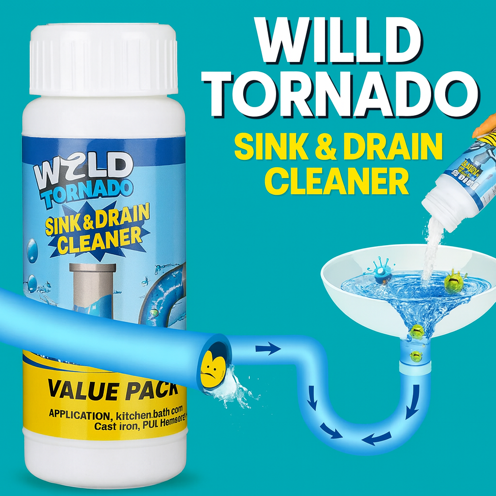 PipeSafe Pro – Drain & Sink Cleaner Powder (110g x 2 Pack, Total 220g)