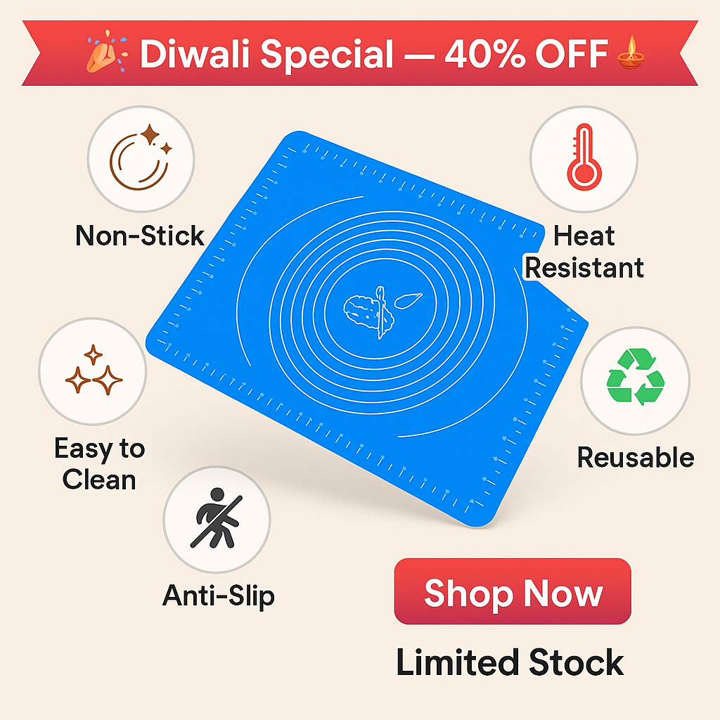 ✨ Premium Silicone Rolling & Baking Mat