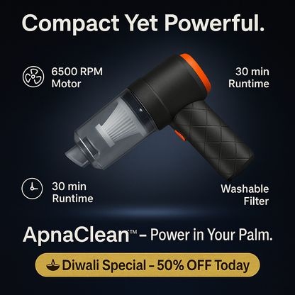 ApnaClean™ 2-in-1 Cordless Vacuum Cleaner