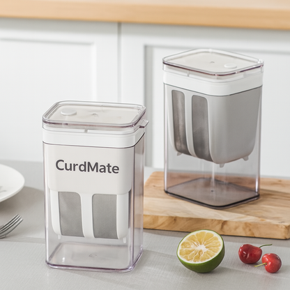 CurdMate™ – 2-in-1 Yogurt Strainer & Storage (1100ml)