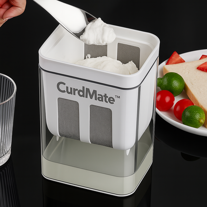 CurdMate™ – 2-in-1 Yogurt Strainer & Storage (1100ml)