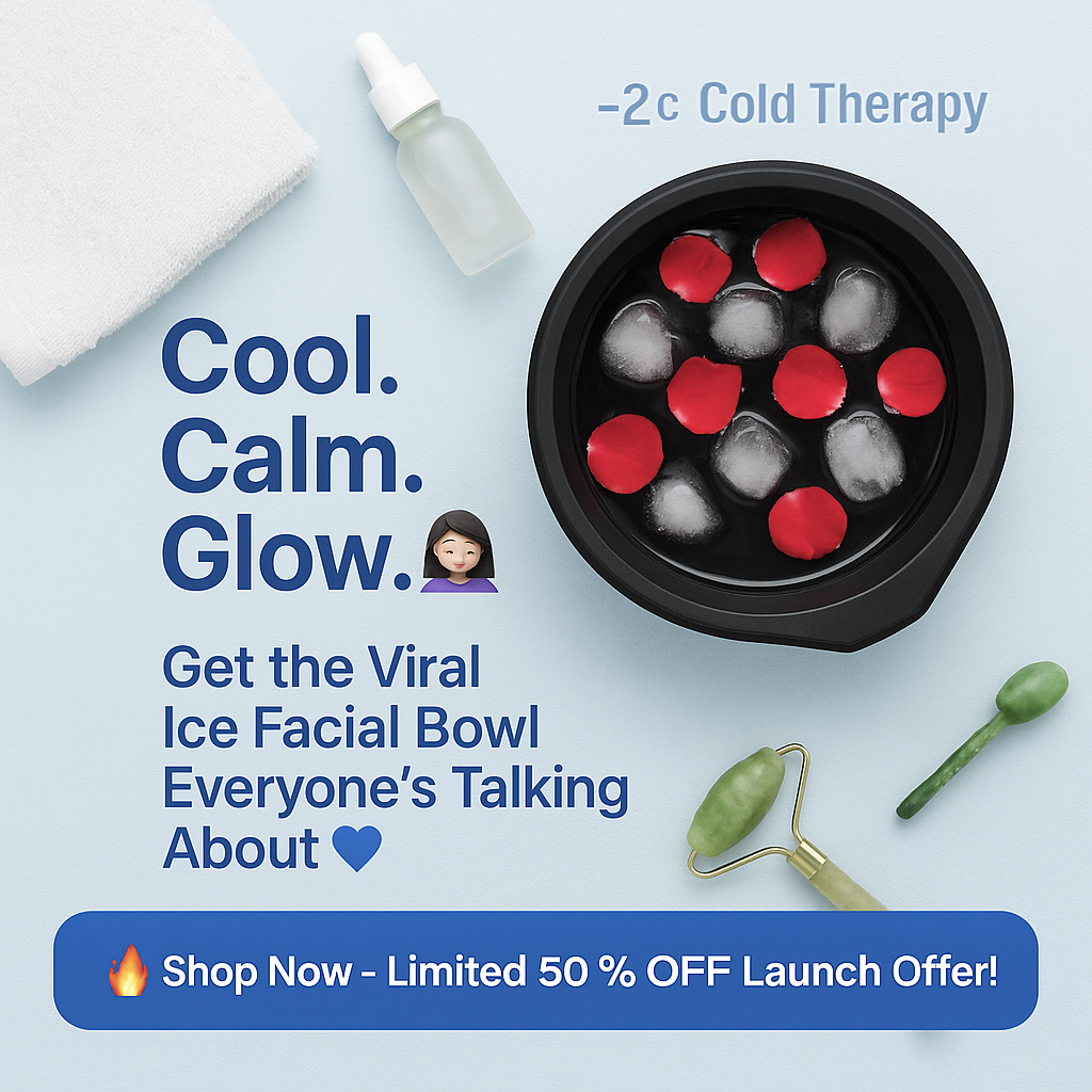 ❄️ Face Bowl™ – Ice Facial Bowl for Instant Puffiness Relief