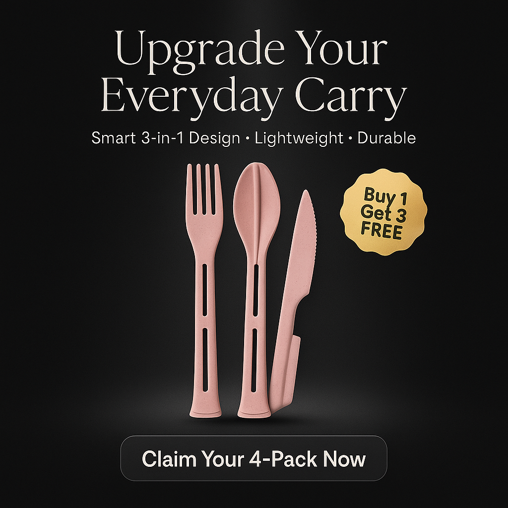 3-in-1 Premium Spoon–Fork–Knife Set (3 pcs) – BUY 1 GET 3 FREE! 🍽️🔥