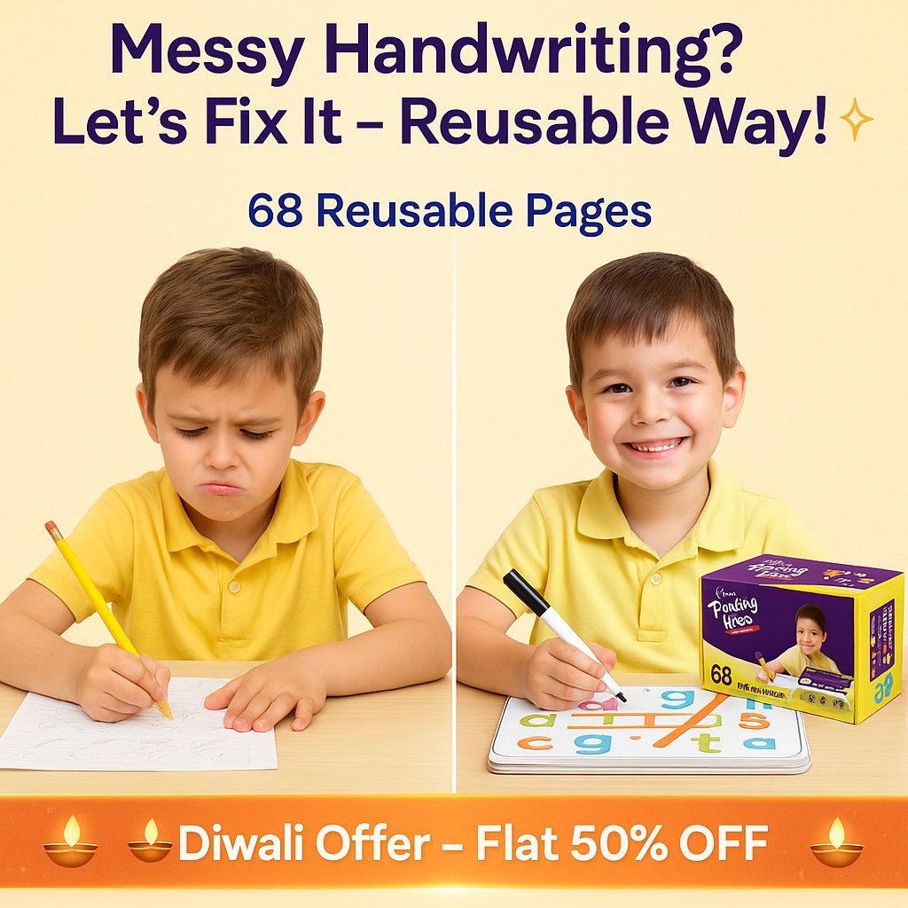 ✨ 68-Pages Reusable Handwriting Tracing Book ✨