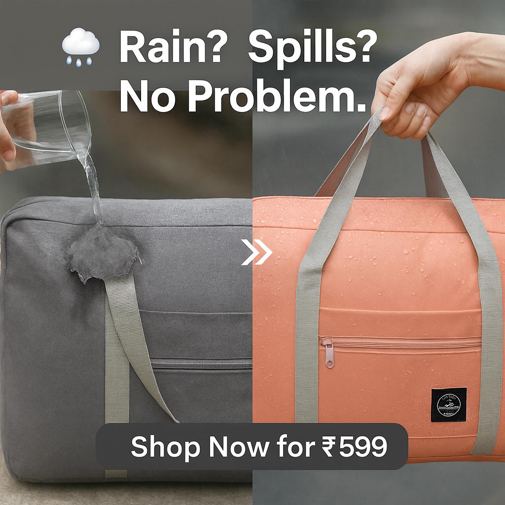 🌟 Large Capacity Foldable Waterproof Travel Bag 🌟