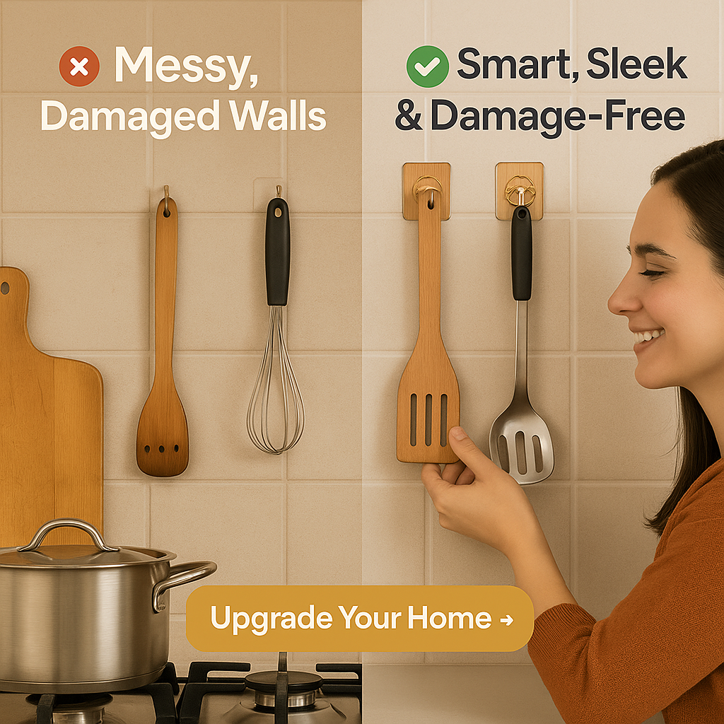 StickNGrip™ Hooks – Strong Hold, Zero Holes! ✨ ( PACK OF 15 , 25 & 50 )