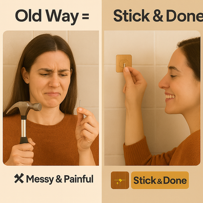 StickNGrip™ Hooks – Strong Hold, Zero Holes! ✨ ( PACK OF 15 , 25 & 50 )