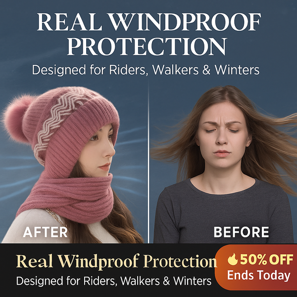 🧣❄️ Windproof Scarf + Cap + Ear Guard ( PREMIUM QUALITY )