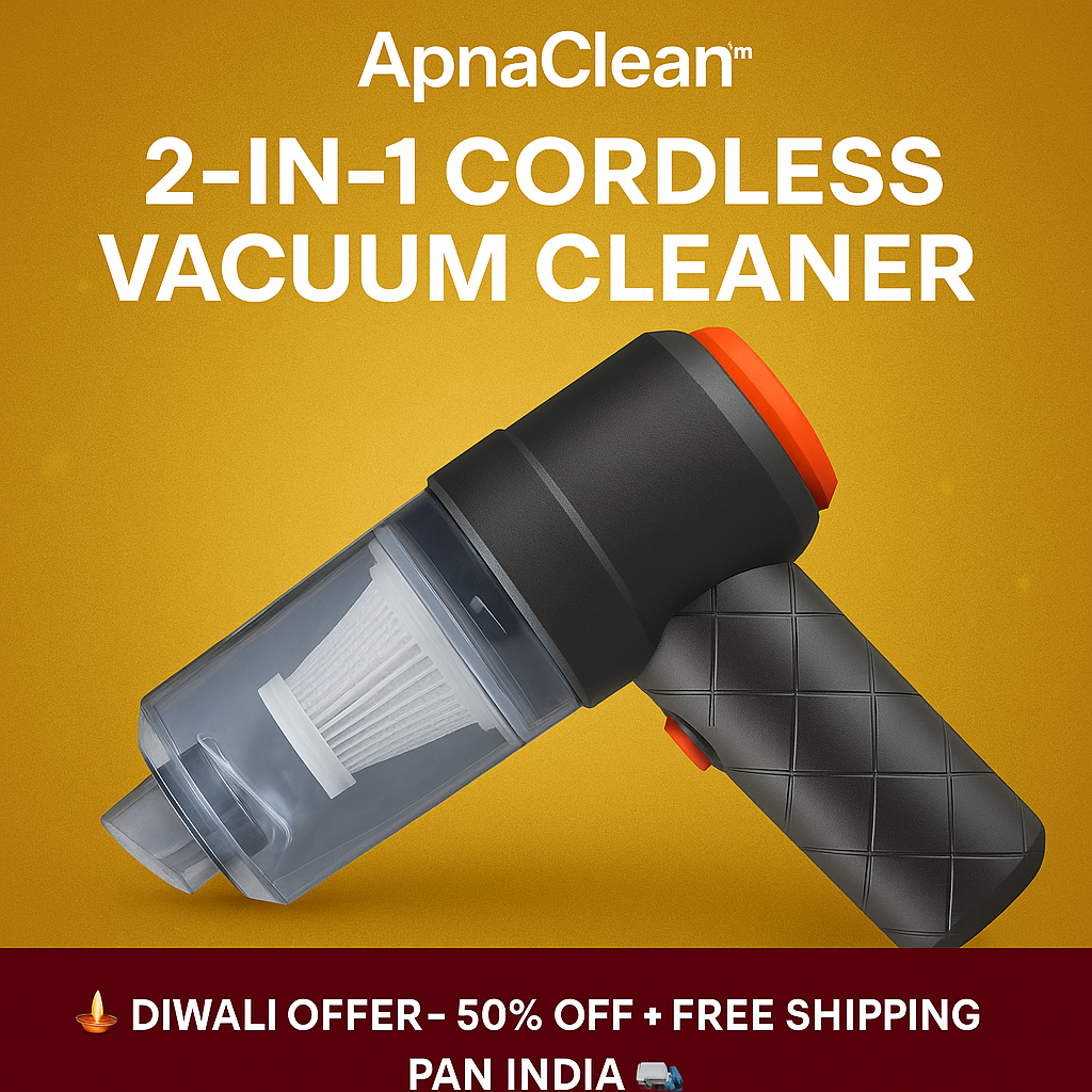 ApnaClean™ 2-in-1 Cordless Vacuum Cleaner