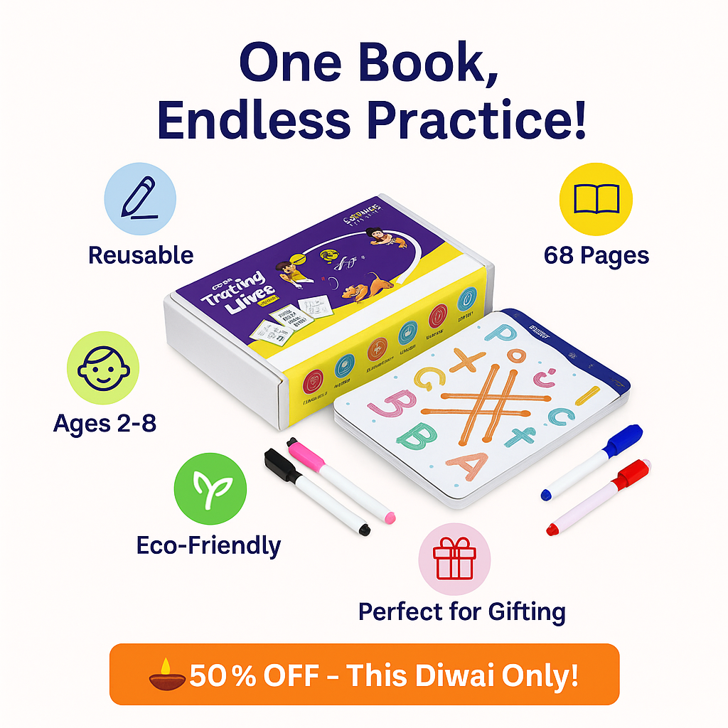 ✨ 68-Pages Reusable Handwriting Tracing Book ✨