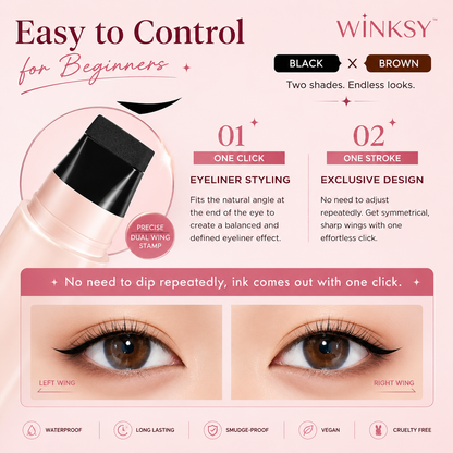 Winksy Double Wing Kit - Two Pens. Endless Perfect Wings.