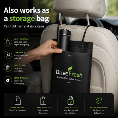 DriveFresh™ - Stop the Mess Before It Starts.