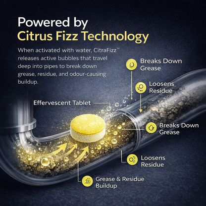 🍋 CitraFizz™ The Clean Upgrade Cleaning Tablets (24-Pack)