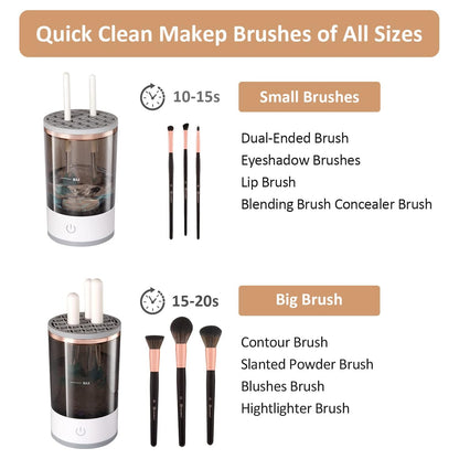 BrushBuddy™ Pro – Automatic Makeup Brush Cleaner
