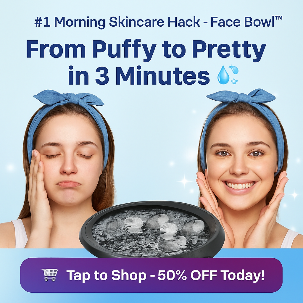 ❄️ Face Bowl™ – Ice Facial Bowl for Instant Puffiness Relief