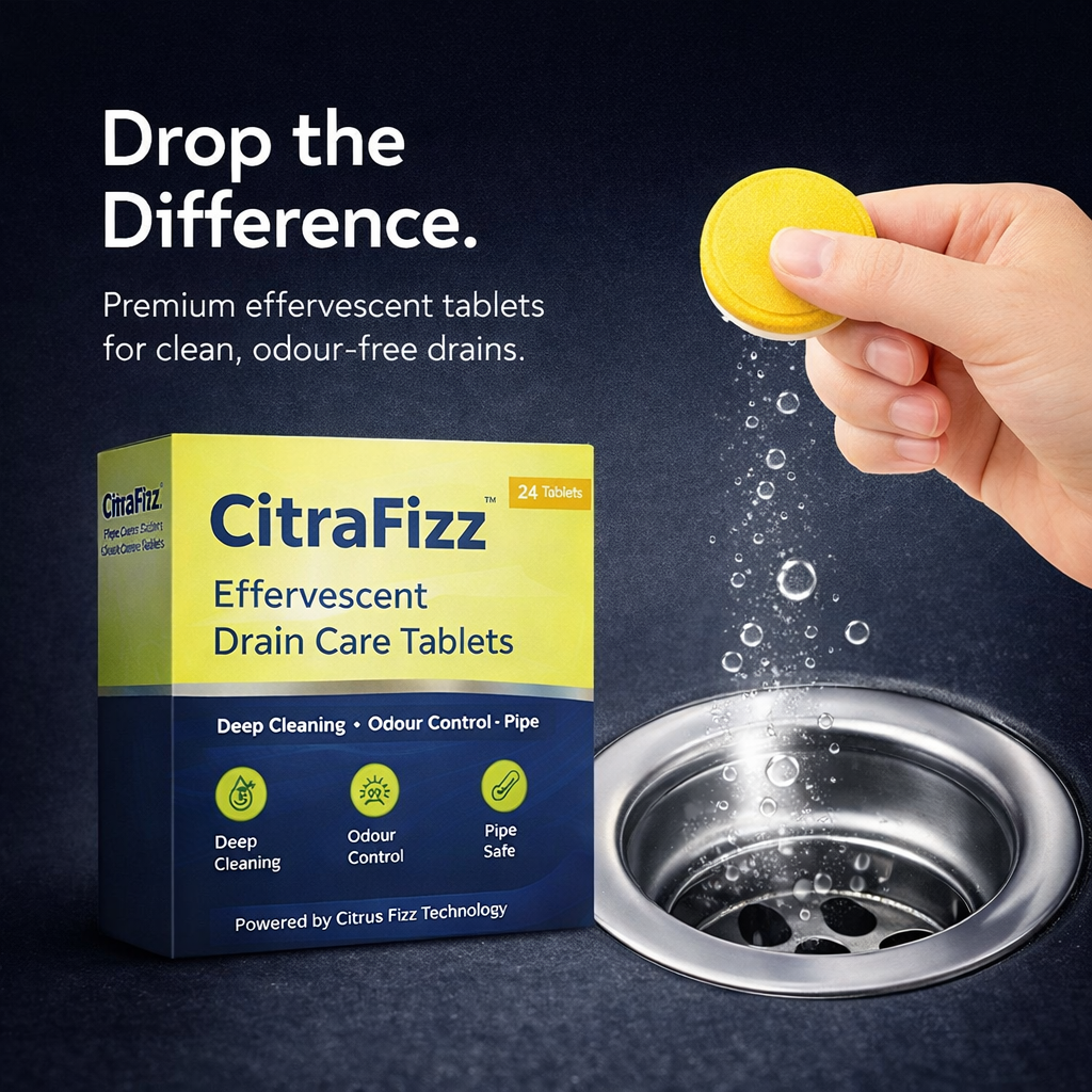 🍋 CitraFizz™ The Clean Upgrade Cleaning Tablets (24-Pack)