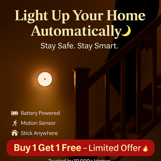 🌙 NightGuard™ Motion Sensor LED Light - BOGO OFFER