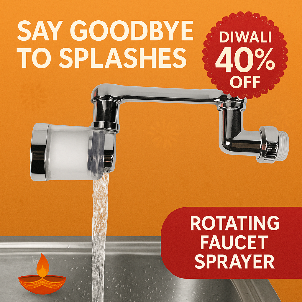 1080° Rotating Splash-Proof Faucet Filter Nozzle