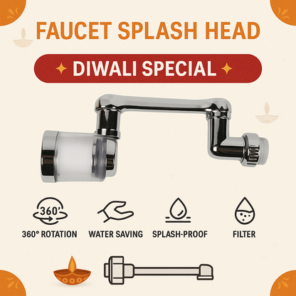 1080° Rotating Splash-Proof Faucet Filter Nozzle